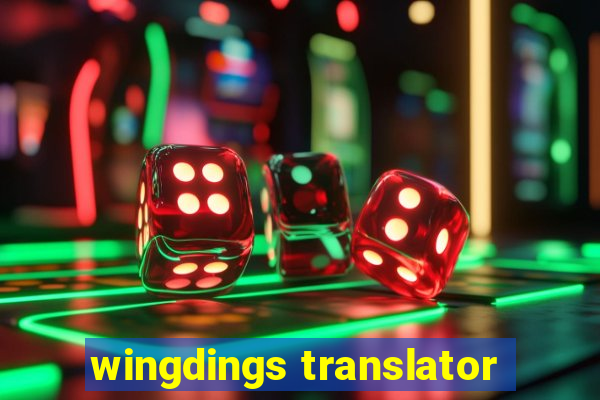 wingdings translator